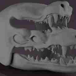 Furry head base: 2 mouths hound