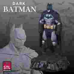 Futuristic Dark Knight STL – Action Figure