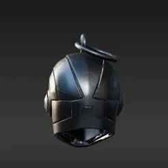 Galactic Pilot Helmet Keyring - Realistic Sci-Fi Miniature Charm with Glowing Eyes