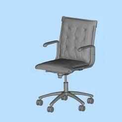 Gaming chair, office chair, leather chair, decorative chair, 1/64 scene digital model