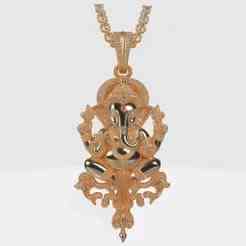 Ganesh Pendant Keychain N19