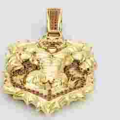 Gelbgold Bodybuilder PANDANT