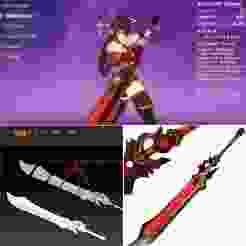 GENSHIN IMPACT SWORD Blackcliff SLASHER FOR COSPLAY