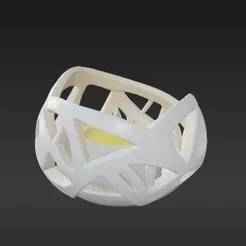 Geometric Shadow Lantern - Modern Tealight Candle Holder