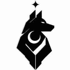 geometric wolf 2 - 2D/3D Wall Art STL+SVG For CNC Router, Plasma, Waterjet, Laser & 3D Printer