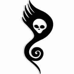 ghost wrapped in a swirling wind spiral 2 - 2D/3D Wall Art STL+SVG For CNC Router, Plasma, Waterjet, Laser & 3D Printer