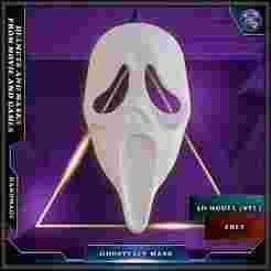 Ghostface mask “Classic” (Mortal Kombat 1)