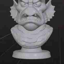 Gill Man bust