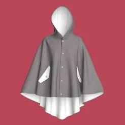 Girls Midi Hoody Dress | Marvelous / Clo3d / obj / fbx