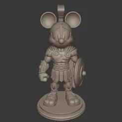 Gladiator Mickey Mouse – Fantasy Warrior 3D Print Model