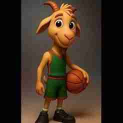 GOAT Basketball Mascot