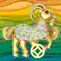 Goat Ring - Womens Ring - N812354