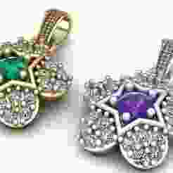 GODL FLOWER PENDANT  3d printable model