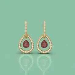 Gold Bali Earring - 0021