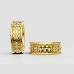 Gold Band Ring 3D printable model