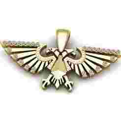 Gold Eagle Wing Pendant