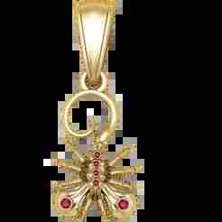 Gold Scorpion Pendant