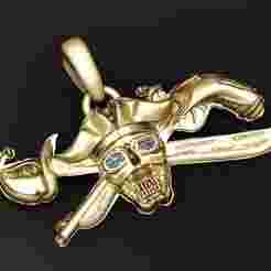 Golden Captain Pendant