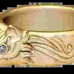 Golden Dragon Eye Ring