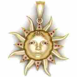 Golden Lattice Egg Pendant 3D Printable Model