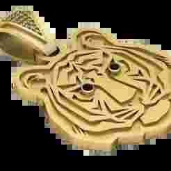 Golden Lion Pendant