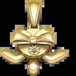 Golden Turtle Pendant