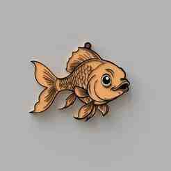 Goldfish Keychain