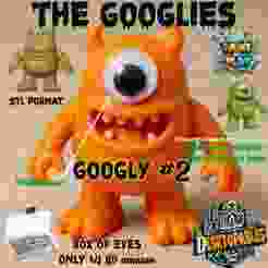 Googly #2 - Easy Halloween Treat & Craft Project (STL) 👀