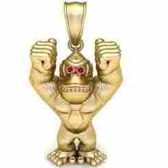 Gorilla Pendant 3D  printable Model