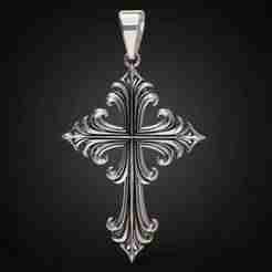 Gothic cross Pendant 03
