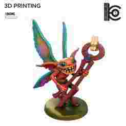 Gremlin Trickster Mage - Winged Chaos with a Staff