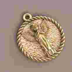 Guardian Angel 3D Printable Model