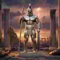 Guardian of the Fallen Temple – Ancient Warrior Bust