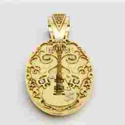GUITAR PENDANT 3D PRNTABLE MODEL