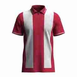HALF-ZIP STRIPED POLO T-SHIRT | Marvelous / Clo3d / obj / fbx