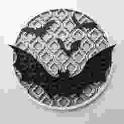 Halloween Bats Dimensional Mosaic