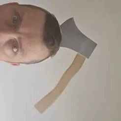 Halloween headband axe