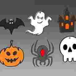 Halloween keychain pack - Halloween keychains - Halloween keychains