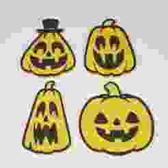 🎃 Halloween Pumpkin Magnets for Fridge 🎃