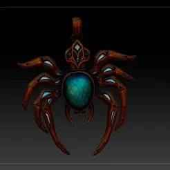 HALLOWEEN SPIDER PENDANT 1