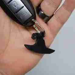 Halloween witch hat keychain