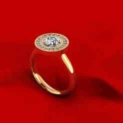 Halo Woman Wedding Ring3