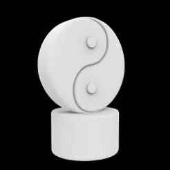 Harmony Yin-Yang Sculpture 3D Printable Model