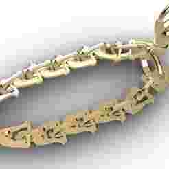 Harp Link Bracelet