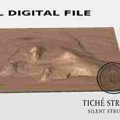 Hawaii Big Island – Topographic Relief – 3D STL Model