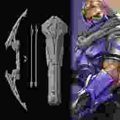 Hawkeye - Bow set - Marvel Rivals Cosplay Prop