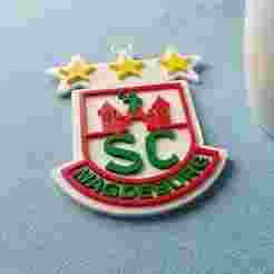HBL SC Magdeburg keychain badge color printable and renderable