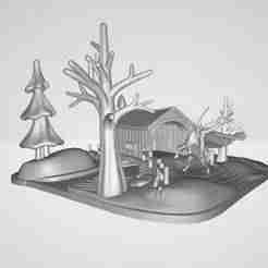 Headless Horseman Bridge Vignette - Legend of Sleepy Hollow - Disney