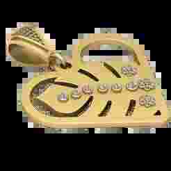 Heart Fish Pendant 3D Printable Jewelry Model