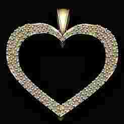 HEART GOLD PENDANT 3d printable model